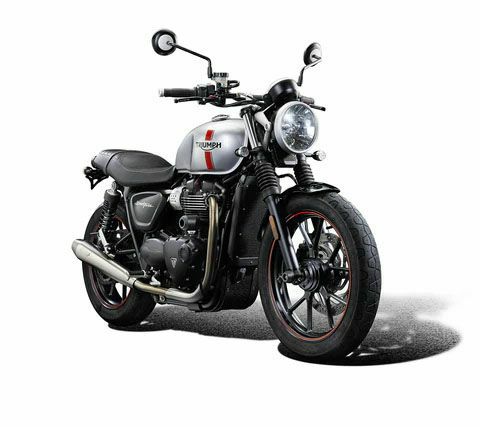 Evotech Performance Triumph Street Twin フロントアクスル