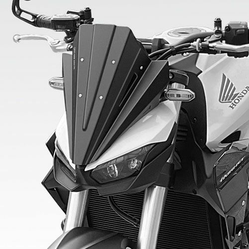 CB1000 ホーネット 25- ウインドスクリーン WARRIOR アルミ製 ブラック