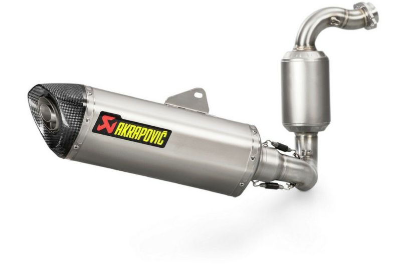AKRAPOVIC BMW G310r/GS用フルエキマフラー カーボン AKRAPOVIC アクラポビッチ G310GS G310R フルエキゾースト