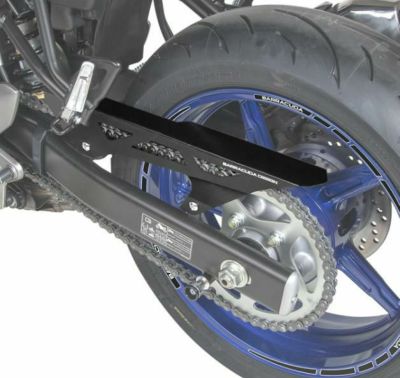 POWERBRONZE SV650 カーボンルックハガー SV650 リアフェンダー ハガー 2016- ブラック シルバーメッシュ