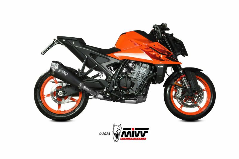 MIVV スリップオンマフラー DELTA RACE ブラックステンレス KTM 990