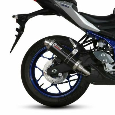 ヤマハ 2022 YZF-R25、MT-25 カーボンスリップオンマフラー(JMCA