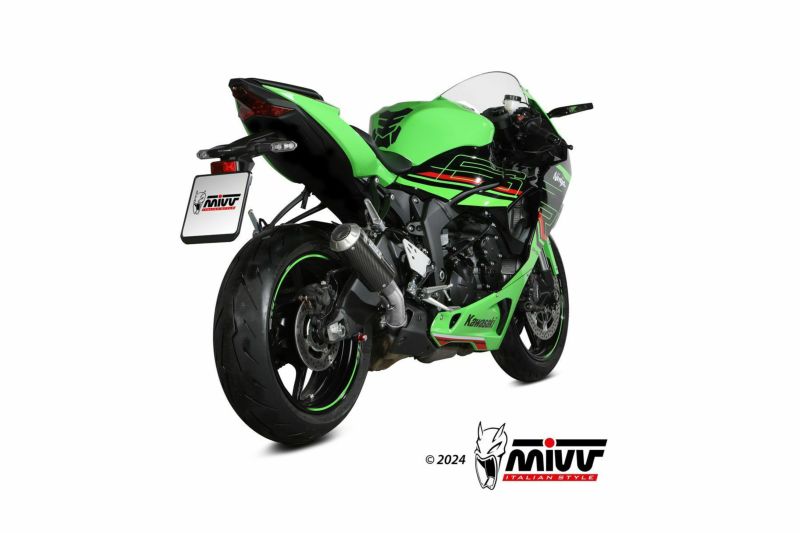 MIVV スリップオンマフラー MK3 カーボン KAWASAKI ZX-6R (2021