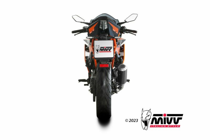 MIVV スリップオンマフラー MK3 カーボン KTM RC390 (2021-2024) | KT