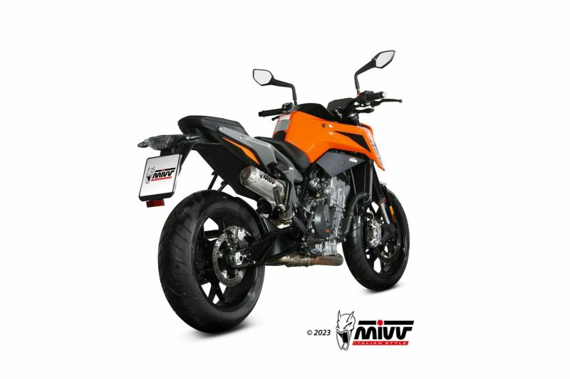 MIVV スリップオンマフラー MK3 ステンレス KTM 790 DUKE / 890