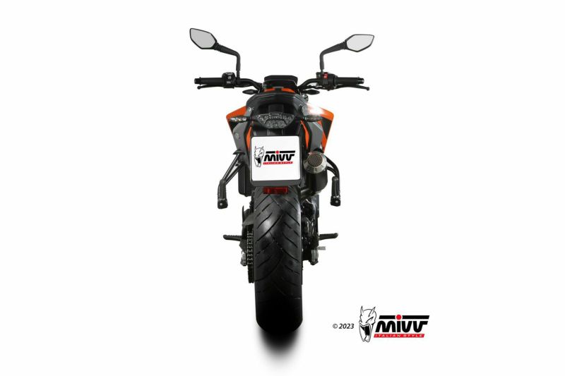 MIVV スリップオンマフラー MK3 ブラックステンレス KTM 790