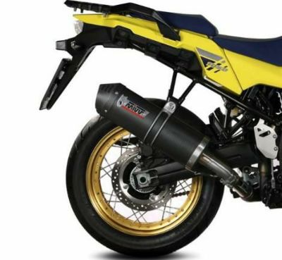 MIVV スリップオンマフラー OVAL ステンレス SUZUKI Vストローム1050