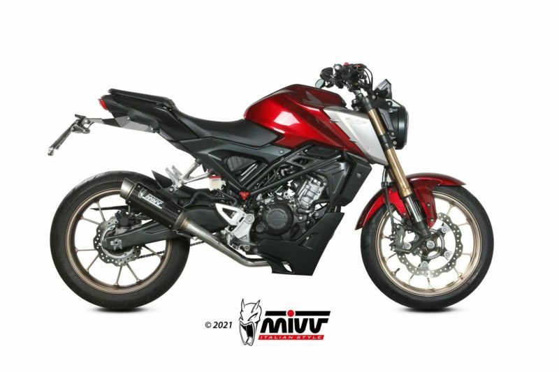 MIVV フルシステムマフラー GP PRO カーボン HONDA CB125R (2021-2024)