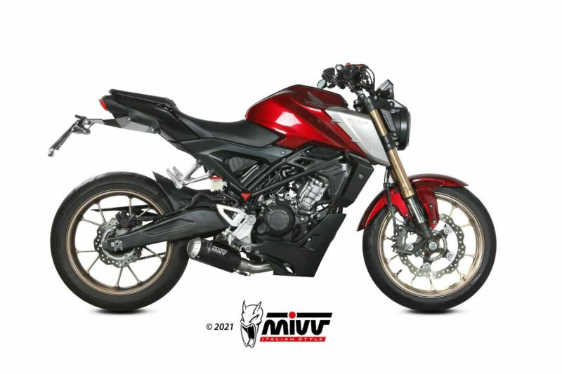 MIVV フルシステムマフラー MK3 ブラックステンレス HONDA