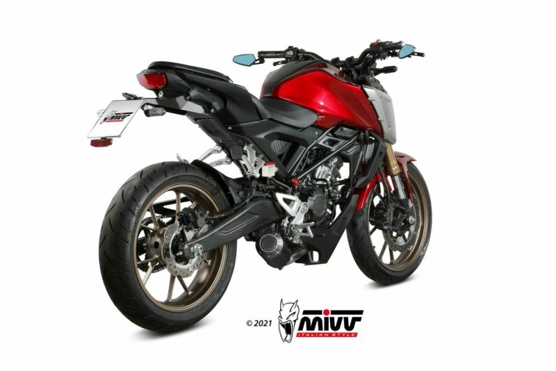 MIVV フルシステムマフラー MK3 ブラックステンレス HONDA