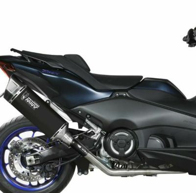 MIVV マフラー T-Max 2024 MIVV フルシステムマフラー SR-1 ブラックチタン YAMAHA T-MAX
