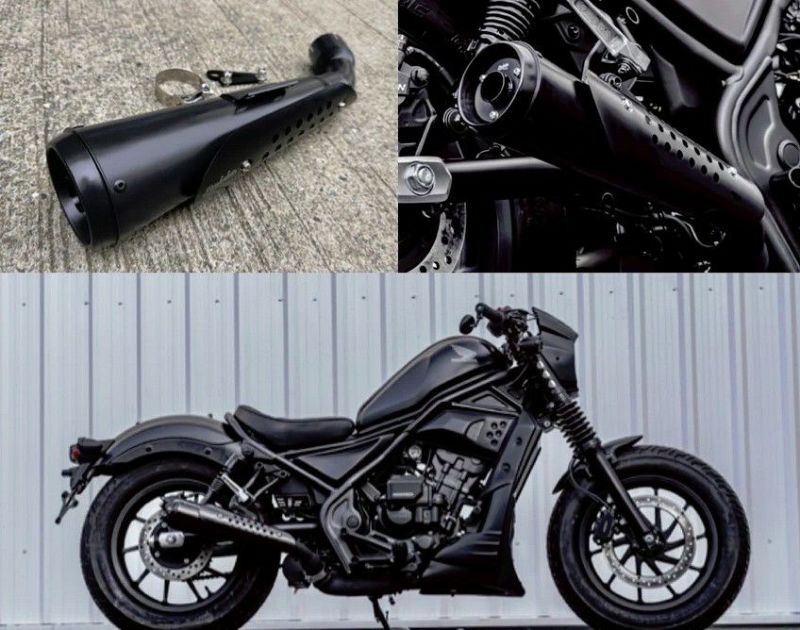 Diablo/レブル250 MC49 スリップオンマフラー レブル250/300/500 スリップオンマフラー ディアブロカスタム K