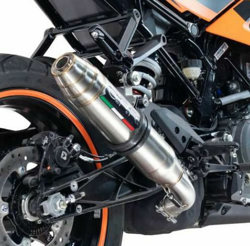 GPR製 KTM RC390 (2022-2024)用スリップオンマフラー Deeptone Inox