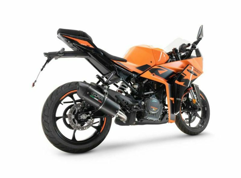 GPR製 KTM RC390 (2022-2024)用スリップオンマフラー Furore Black