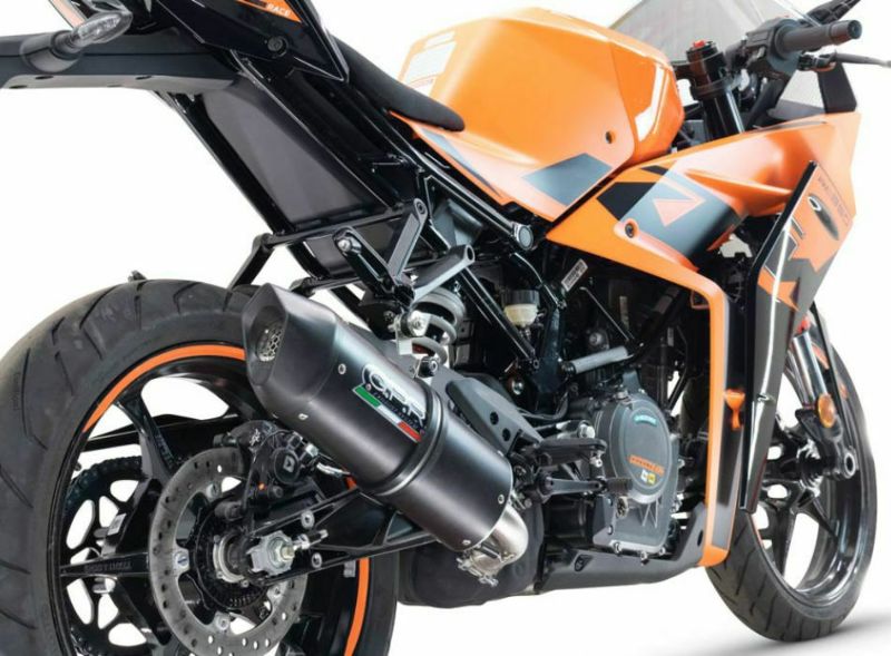 GPR製 KTM RC390 (2022-2024)用スリップオンマフラー Furore Black