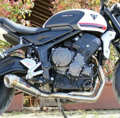 G.P.Rフルシステムマフラー M3トライデント660マフラー2021-2024 Exhaust compatible with Triumph Trident 660 2021-2024, M3