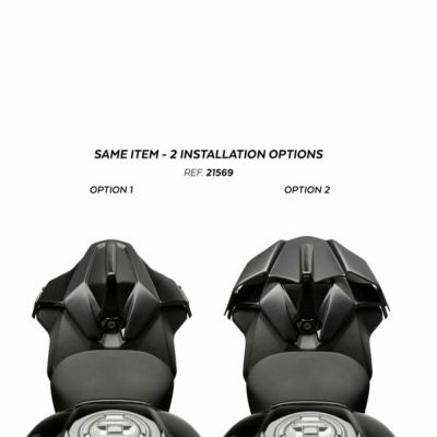 BMW R1300GS (2023-) 専用リアシートカウル PISTA #9 ブラック PUIG製