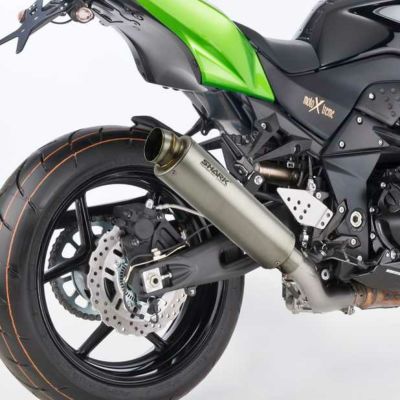 HURRIC スリップオンマフラー Supersport シルバー KAWASAKI Z750 / Z750S
