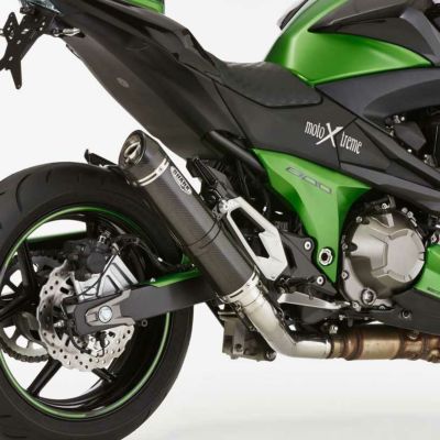 HURRIC スリップオンマフラー Pro 2 マットブラック KAWASAKI Z800e