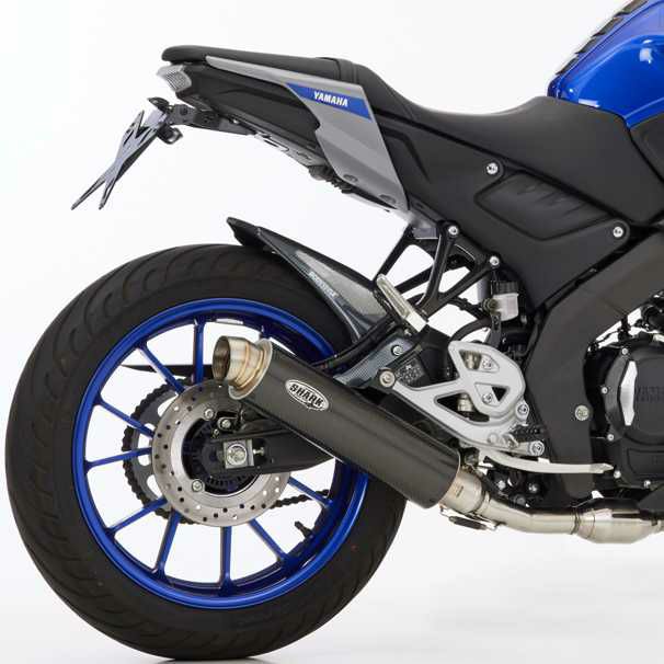 SHARK フルエキゾースト SRC 4 カーボン YAMAHA MT-125 / XSR125 / YZF