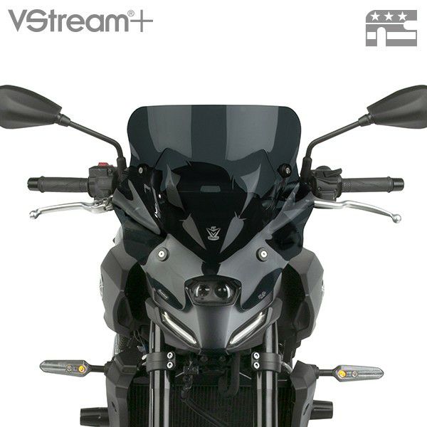 ヤマハ MT-07 25- VStream+ ショート スクリーン ウインドシールド