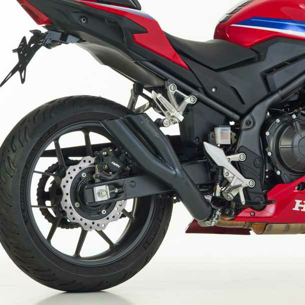 NX400/CBR400R スリップオンマフラー SPORT XTREM ブラックイクシル