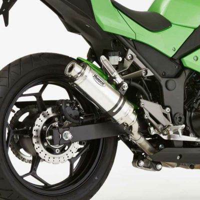 HURRIC スリップオンマフラー Supersport シルバー KAWASAKI ZX-9R