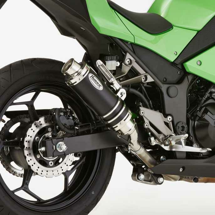 アクラポビッチ　スリップオンマフラ　Ninja300 ニンジャ300 カワサキ カワサキ Ninja ZX-4Rシリーズ用 オリジナルAkrapovicスリップ