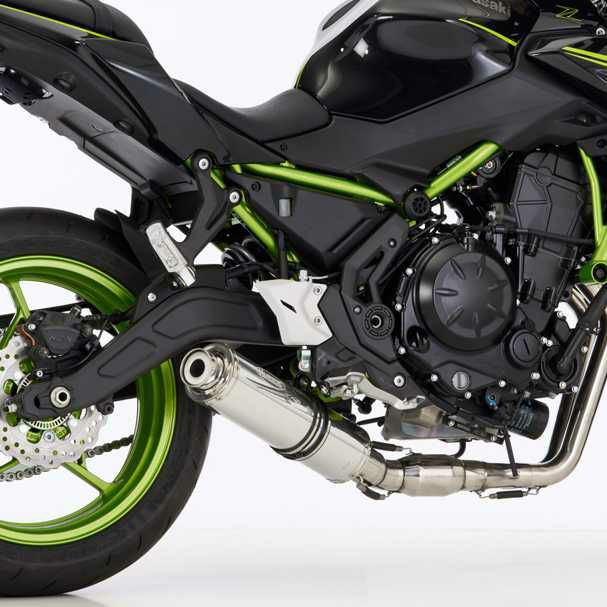 HURRIC フルエキゾーストマフラー Supersport シルバー KAWASAKI Ninja