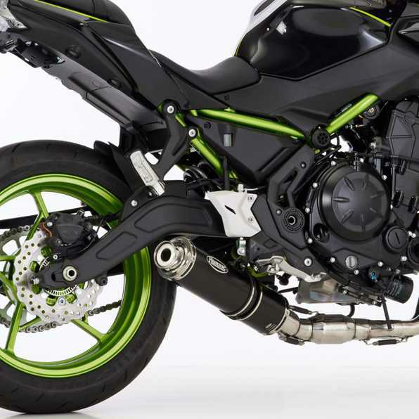 HURRIC フルエキゾーストマフラー Supersport ブラック KAWASAKI Ninja