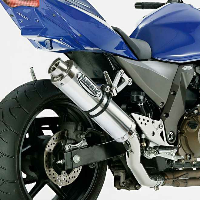HURRIC スリップオンマフラー Supersport シルバー KAWASAKI Z750 / Z750S