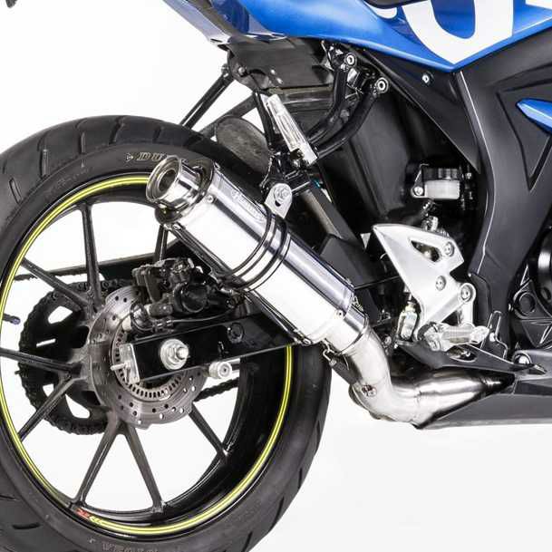 HURRIC フルエキゾーストマフラー Supersport ブラック SUZUKI GSX