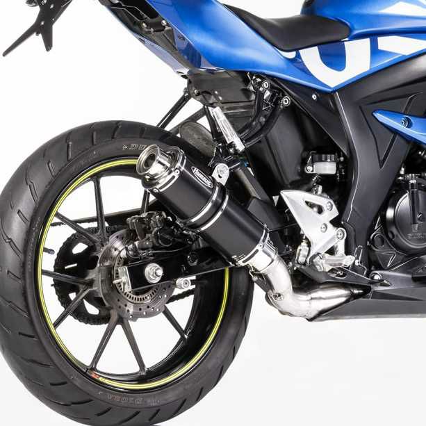 HURRIC フルエキゾーストマフラー Supersport ブラック SUZUKI GSX