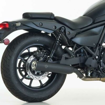 エリミネーター 400 スリップオンマフラー CROSS TWIN BLACK