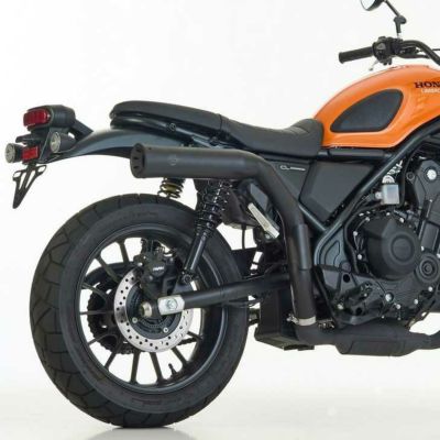 CL250/500 IXILスリップオンマフラー ホンダ CL500 スリップオンマフラー RACE XTREM ブラック