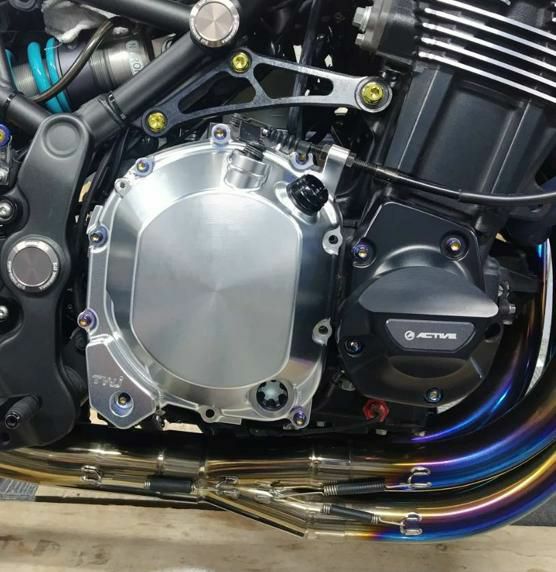 Ten Win Japan製KAWASAKI Z900RS専用アルミビレットクラッチカバー