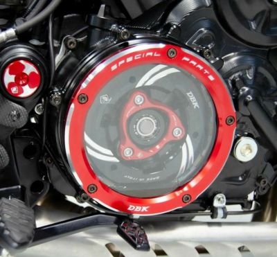 ストリートファイター V4/V4S クラッチカバー キット ナチュラル CNC