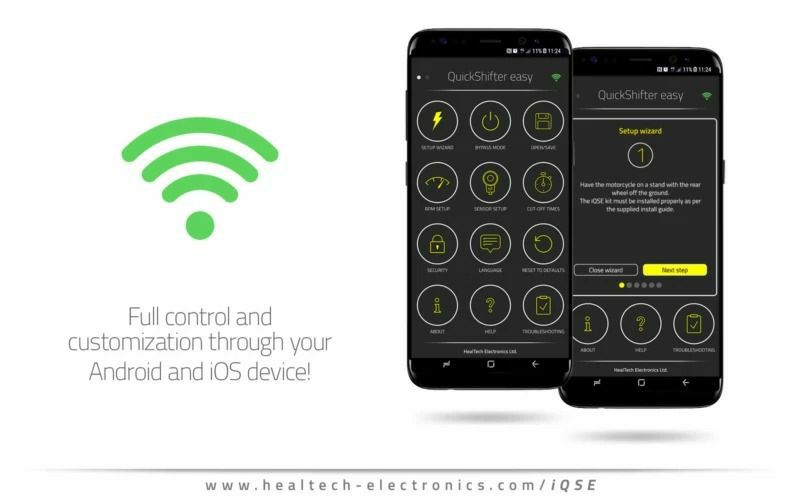 HEALTECH クイックシフター EASY | iQSE-W1+QSH-F2A