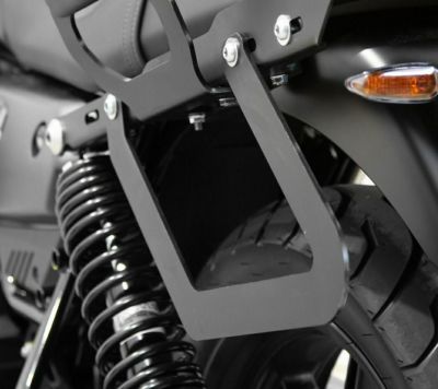 モトグッチ V7 III サドルバッグ ステー サテンブラック 左右セット La