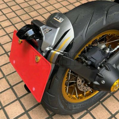 BMW R12NineTリアフェンダー、スイングアームマウントマウント