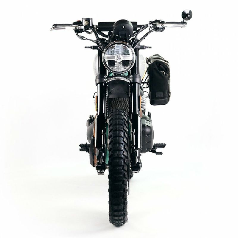 ロイヤルエンフィールドベア650/ホンダ GB350S等 汎用バーエンドミラー