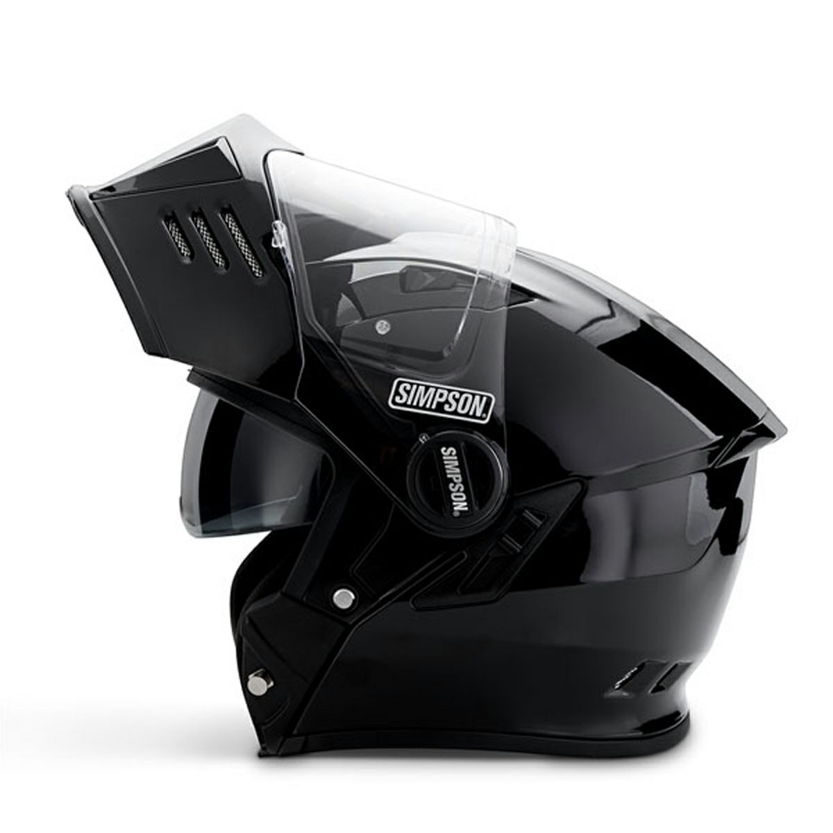 SIMPSON Darksome システムヘルメット (ブラックメタル) | バイク