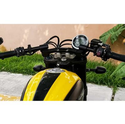 ドゥカティ スクランブラー 22.2mm 7/8インチ クリアアノダイズド