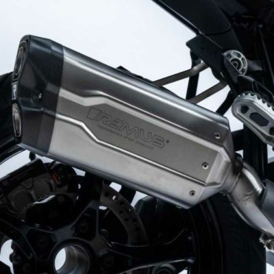AKRAPOVIC スリップオンマフラー チタン ブラック BMW R1300GS (2024