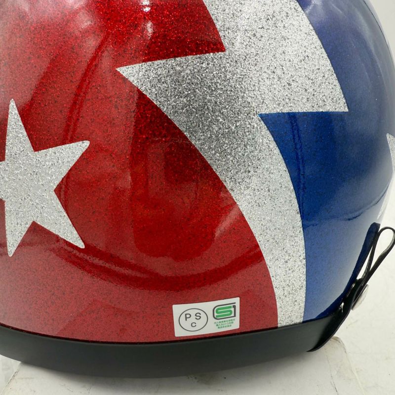 buco ブーコ　ヘルメット　レッド　ラメ　バイク　L buco ブーコ ヘルメット レッド ラメ バイク L buco ブーコ ヘルメット