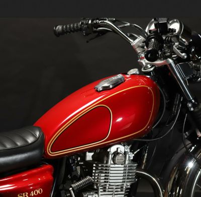 YAMAHA SR400 タンク 赤 ヤマハ SR400 SR500 ボディパーツ タンク | モトパーツ(MOTO PARTS)