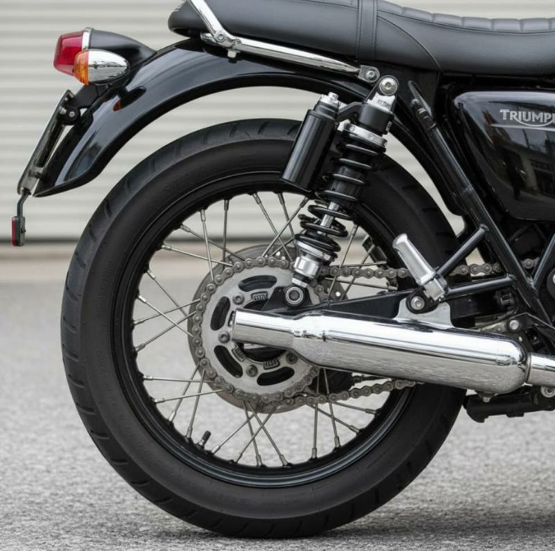 トライアンフ ボンネビル(Bonneville) T100&T120|サスペンション